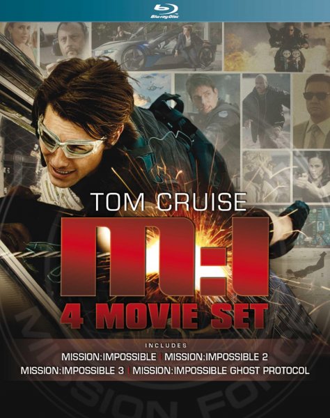 detail Mission Impossible Quadriloy 1-4 (Kolekce 4 BD) - Blu-ray bez CZ