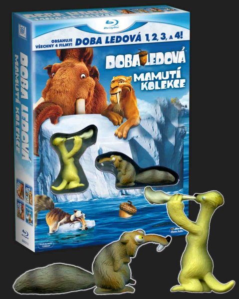 detail DOBA LEDOVÁ - MAMUTÍ KOLEKCE 1-4 (2 figurky) - Blu-ray