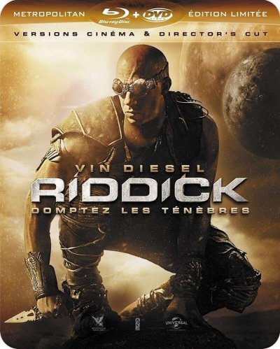 Riddick - Blu-ray + DVD Steelbook (bez CZ) prodloužená verze