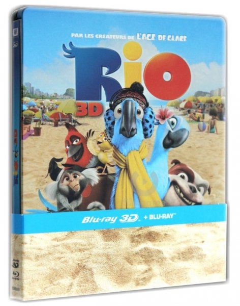 detail Rio - Blu-ray 3D + 2D Steelbook