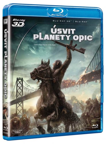 detail Úsvit planety opic - Blu-ray 3D + 2D