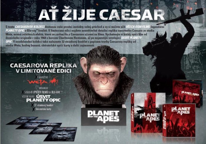 detail Planeta opic: Cézarova kolekce (s hlavou Cézara) - Blu-ray