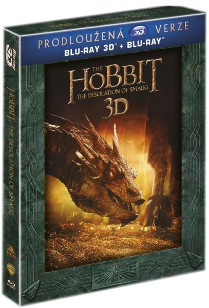 detail Hobit: Šmakova dračí poušť (Prodloužená verze, 5 BD) - Blu-ray 3D + 2D