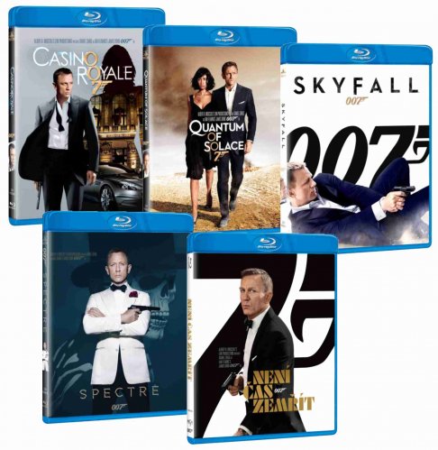 James Bond: Daniel Craig (kolekce 5 filmů) - Blu-ray 5BD