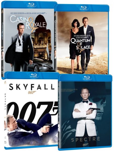 detail James Bond: Daniel Craig (Kolekce 4 filmů) - Blu-ray