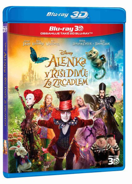 detail Alenka v říši divů: Za zrcadlem - Blu-ray 3D + 2D