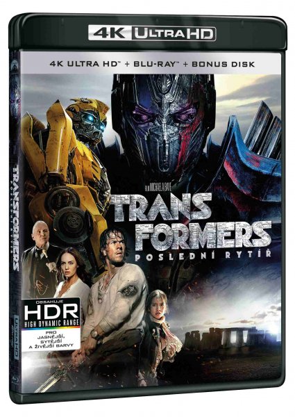 detail Transformers: Poslední rytíř - UHD Blu-ray + Blu-ray + bonus (3 BD)