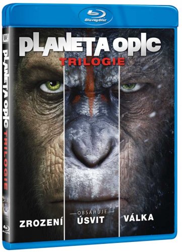 Planeta opic trilogie - Blu-ray 3BD