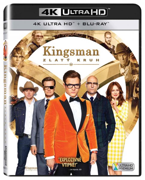 detail Kingsman: Zlatý kruh - 4K Ultra HD Blu-ray + Blu-ray (2 BD)