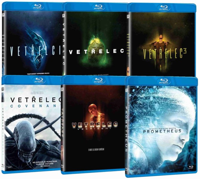 detail Vetřelec: Kompletní kolekce 6 filmů - Blu-ray 6BD (jednotlivé krabičky)