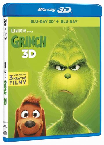 Grinch 2018 (animovaný) - Blu-ray 3D + 2D (2BD)