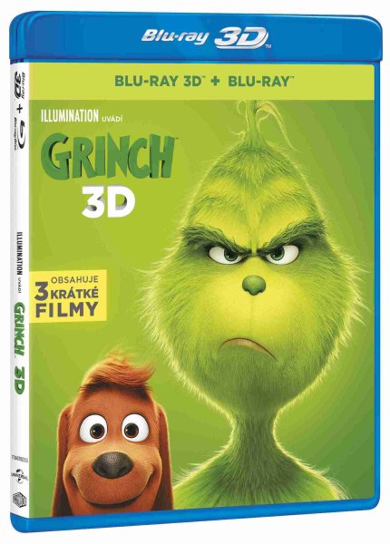 detail Grinch 2018 (animovaný) - Blu-ray 3D + 2D (2BD)