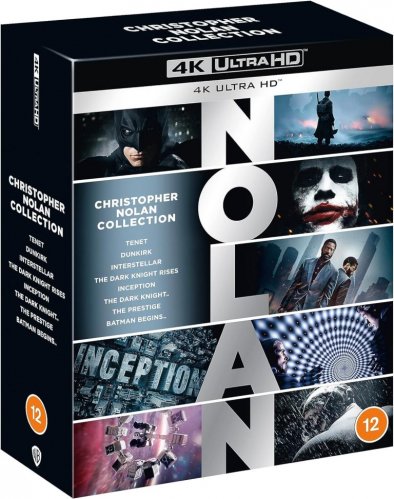 Christopher Nolan - kolekce 8 filmů - 4K Ultra HD Blu-ray