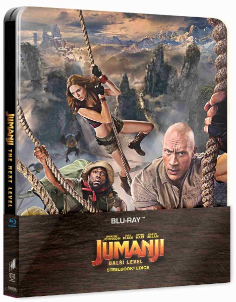 detail Jumanji: Další level - Blu-ray U.S. Steelbook