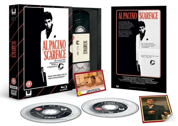 detail Scarface Exclusive Ltd Edition VHS Range - Blu-ray + DVD (bez CZ)