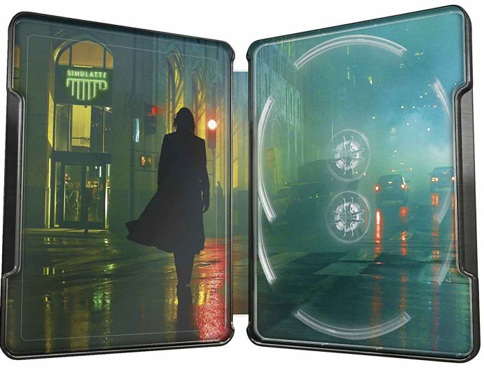 detail Matrix Resurrections - Blu-ray Steelbook s CZ (green) + 4K UHD (bez CZ)