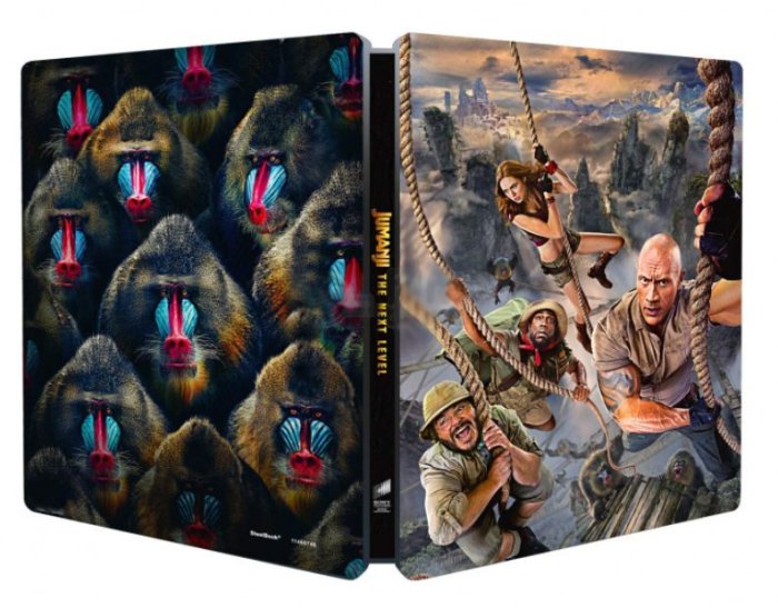 detail Jumanji: Další level (4K Ultra HD) - UHD Blu-ray + Blu-ray (2 BD) Steelbook