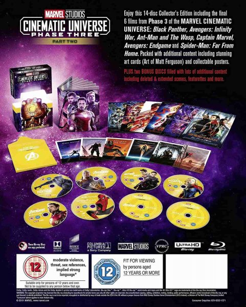 detail Marvel Studios Cinematic Universe: Phase 3 (Part 2) 4K UHD + Blu-ray (bez CZ)