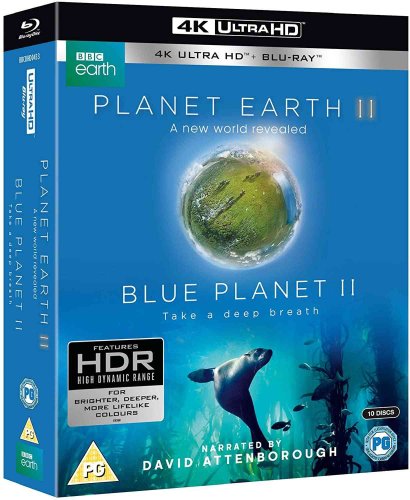 Planet Earth II & Blue Planet II Boxset - UHD Blu-ray + Blu-ray (bez CZ)