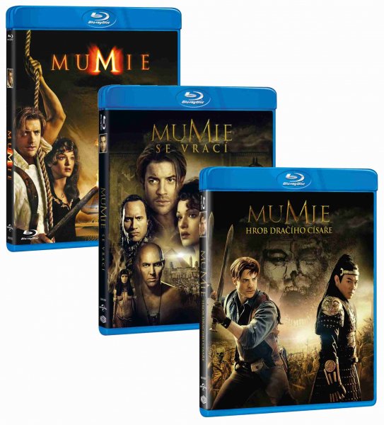 detail Mumie 1-3 kolekce - Blu-ray 3BD (jednotlivé krabičky)