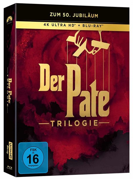 detail Kmotr trilogie - edice k 50. výročí - 4K Ultra HD + Blu-ray (9BD) Digipack