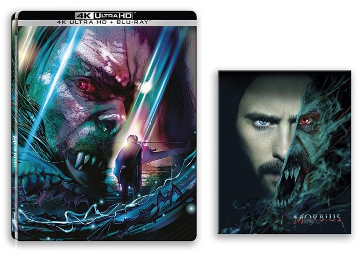 detail Morbius - 4K Ultra HD Blu-ray + Blu-ray (2BD) Steelbook + Lentikulární karta