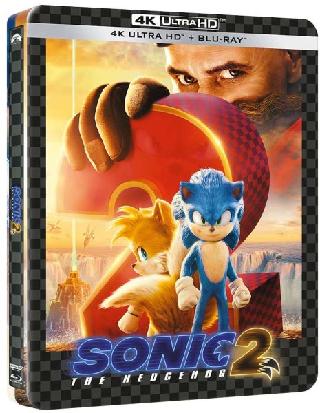 detail Ježek Sonic 1+2 - 4K Ultra HD Blu-ray Steelbook