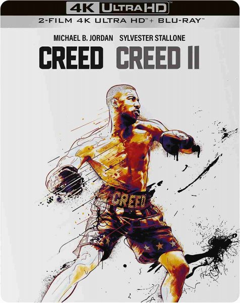 detail Creed 4K UHD Blu-ray (CZ) + Creed II 4K UHD Blu-ray (bez CZ) Steelbook