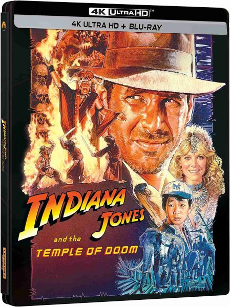 detail Indiana Jones a Chrám zkázy - 4K UHD + Blu-ray Steelbook (bez CZ)