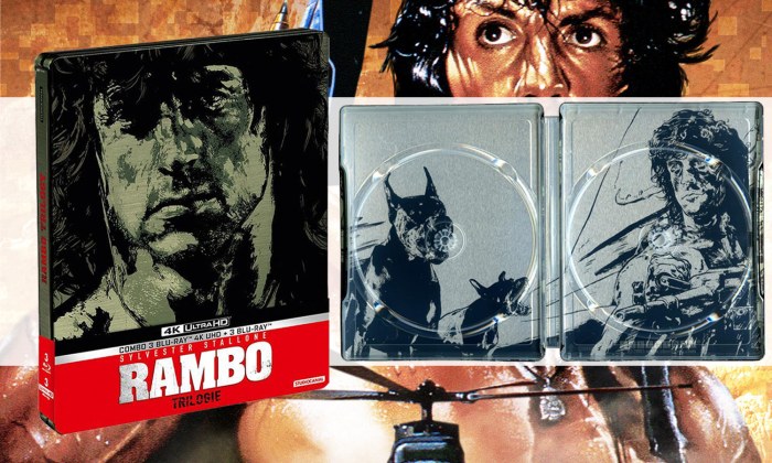 detail Rambo 1-3 kolekce - 4K Ultra HD Blu-ray + Blu-ray 6BD steelbook (bez CZ)