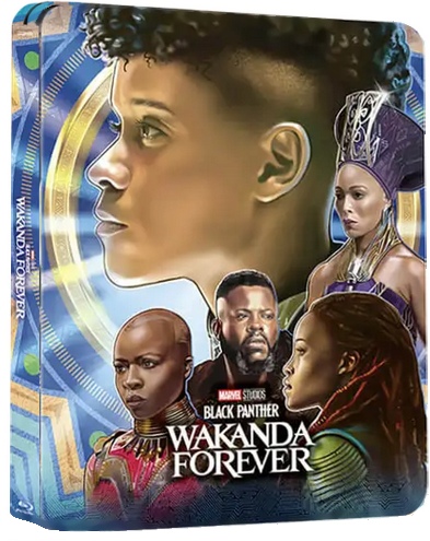 Black Panther: Wakanda nechť žije - 4K UHD BD + BD Steelbook (Wakanda) bez CZ