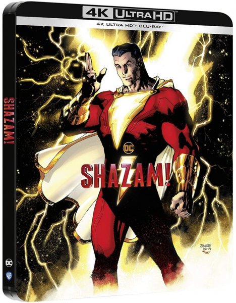 detail Shazam! - 4K Ultra HD Blu-ray Comic Art Steelbook