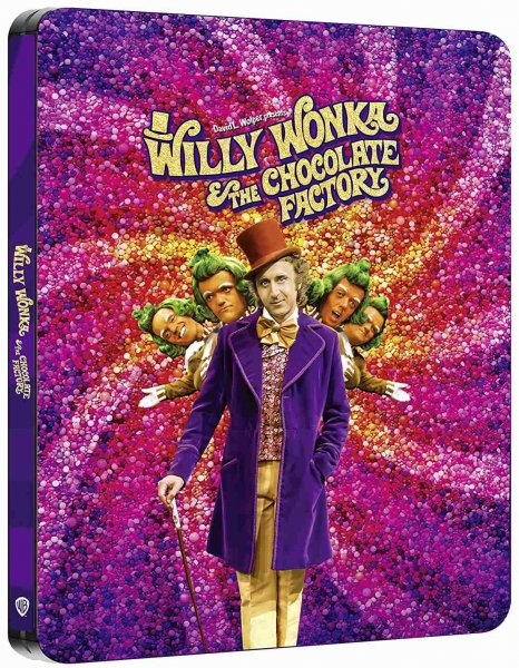 detail Pan Wonka a jeho čokoládovna - 4K Ultra HD Blu-ray + BD Steelbook (bez CZ)