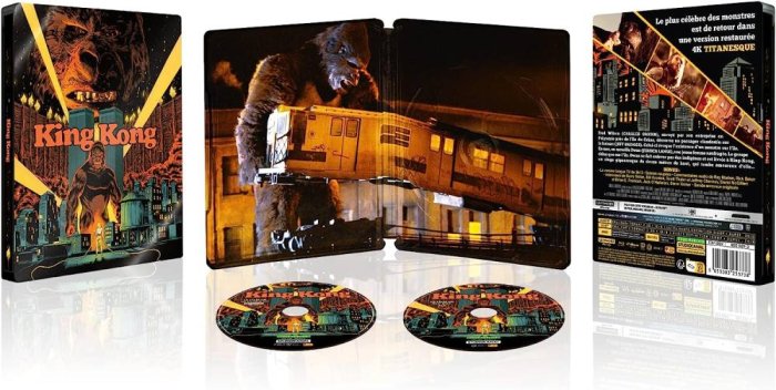 detail King Kong (1976) - 4K Ultra HD Blu-ray + Blu-ray Steelbook (bez CZ)