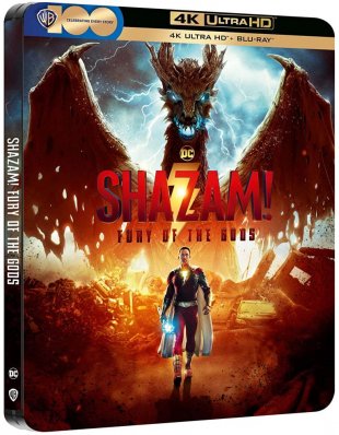 Shazam! Hněv bohů - 4K Ultra HD Blu-ray Steelbook (Dragon)