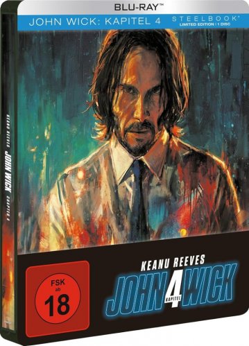 John Wick: Kapitola 4 - Blu-ray Steelbook (painted) bez CZ