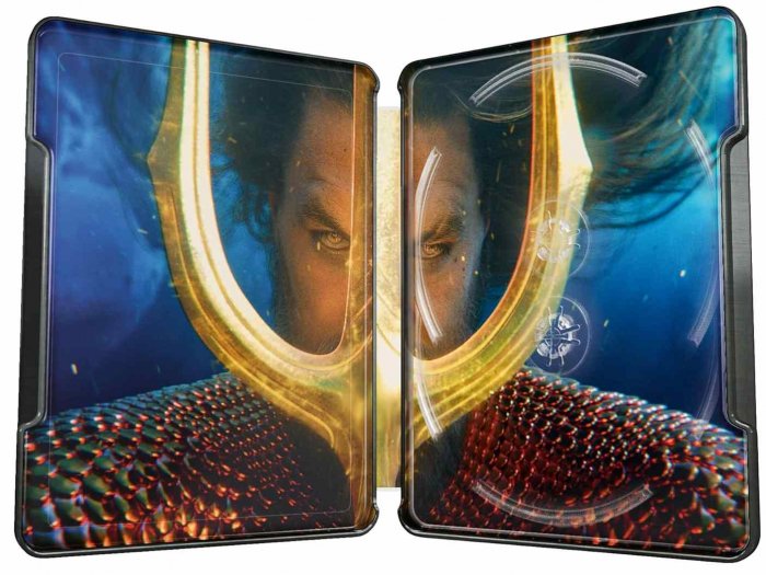 detail Aquaman a ztracené království - 4K UHD + BD (2BD) Steelbook Tridents