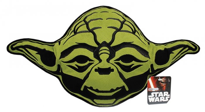 detail Polštář Star Wars - Mistr Yoda