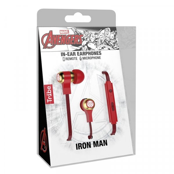 detail Sluchátka do uší Iron Man