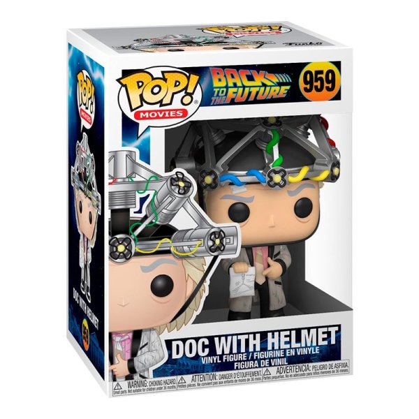 detail Funko POP! Movie: BTTF - Doc w/helmet (Back to the Future)