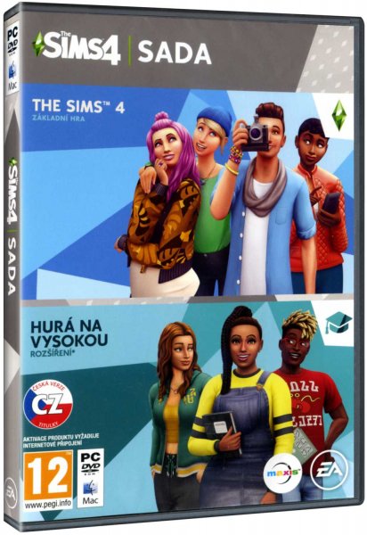 detail The Sims 4 + Hurá na vysokou + Ekobydlení BUNDLE (základ + 2 rozšíření) -