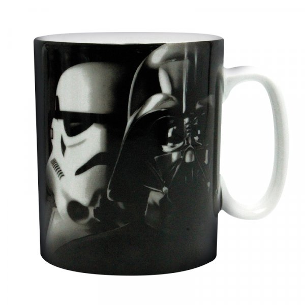detail Hrnek Star Wars - Vader a Trooper 460 ml