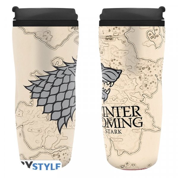 detail Hrnek Game of Thrones - Winter is coming cestovní 355 ml