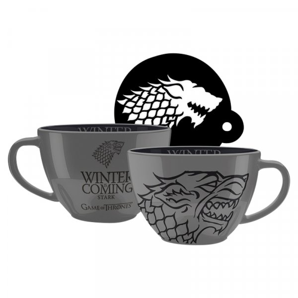 detail Hrnek Game of Thrones - Stark cappuccino 630 ml