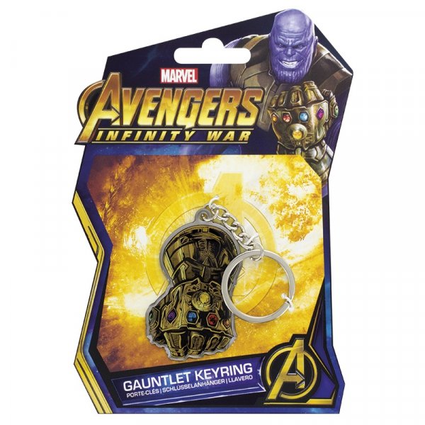 detail Klíčenka Avengers Infinity War - Thanova rukavice