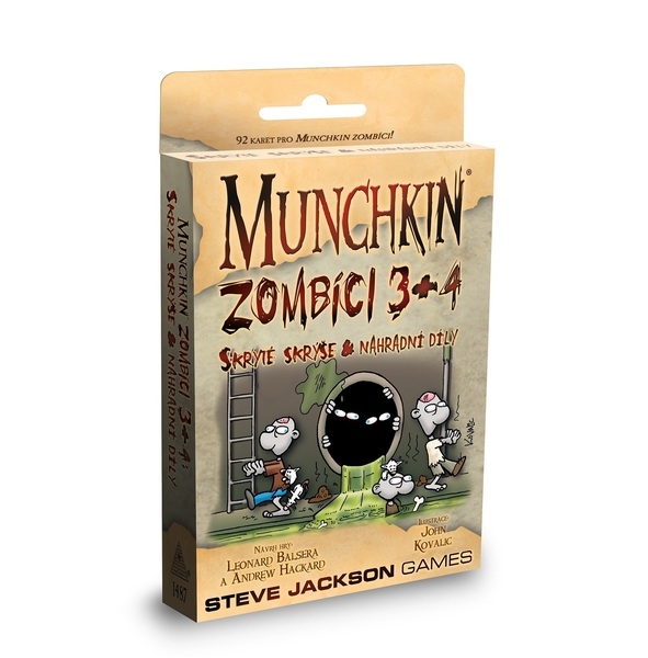 detail Munchkin - Zombíci 3+4