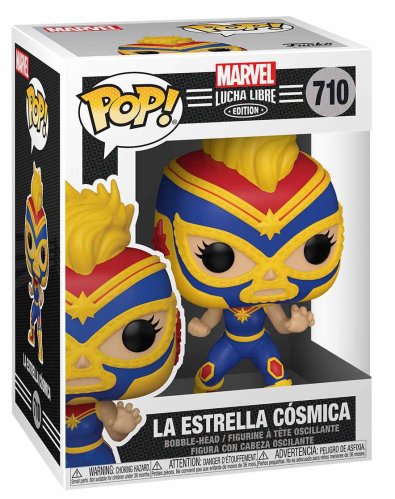 Funko POP! Marvel: Luchadores - Captain Marvel