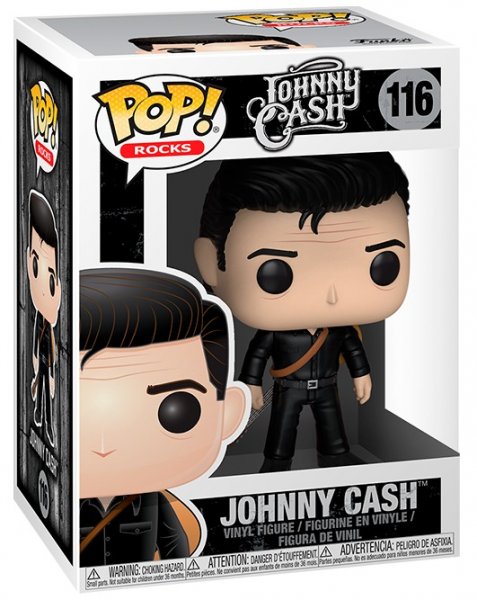 detail Funko POP! Rocks: Johnny Cash - Johnny Cash in Black