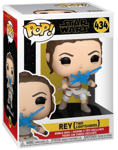 Funko POP! Star Wars: SWEp9 - Rey w/2 Light Sabers