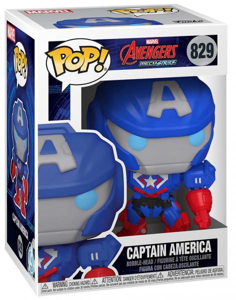 detail Funko POP! Marvel: Marvel Mech - Cap. America